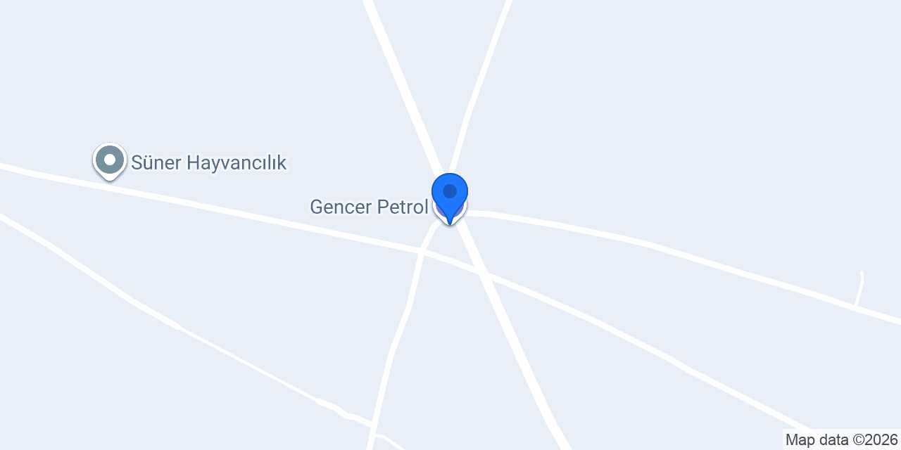 Gencer Petrol konumu