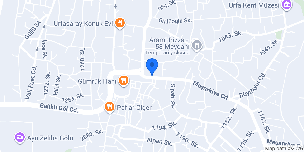 URFA HİLAL TESBİHÇİLİK konumu