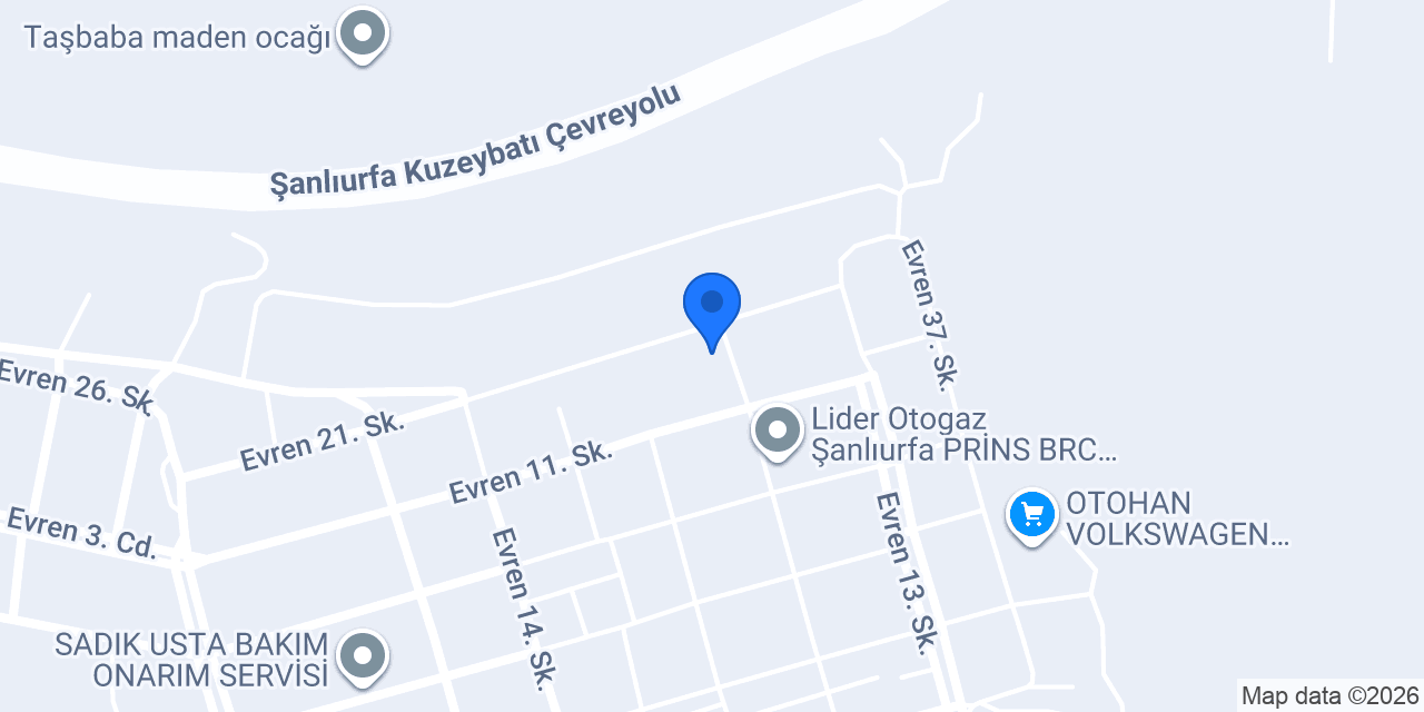 Kutoğlu özel servis konumu