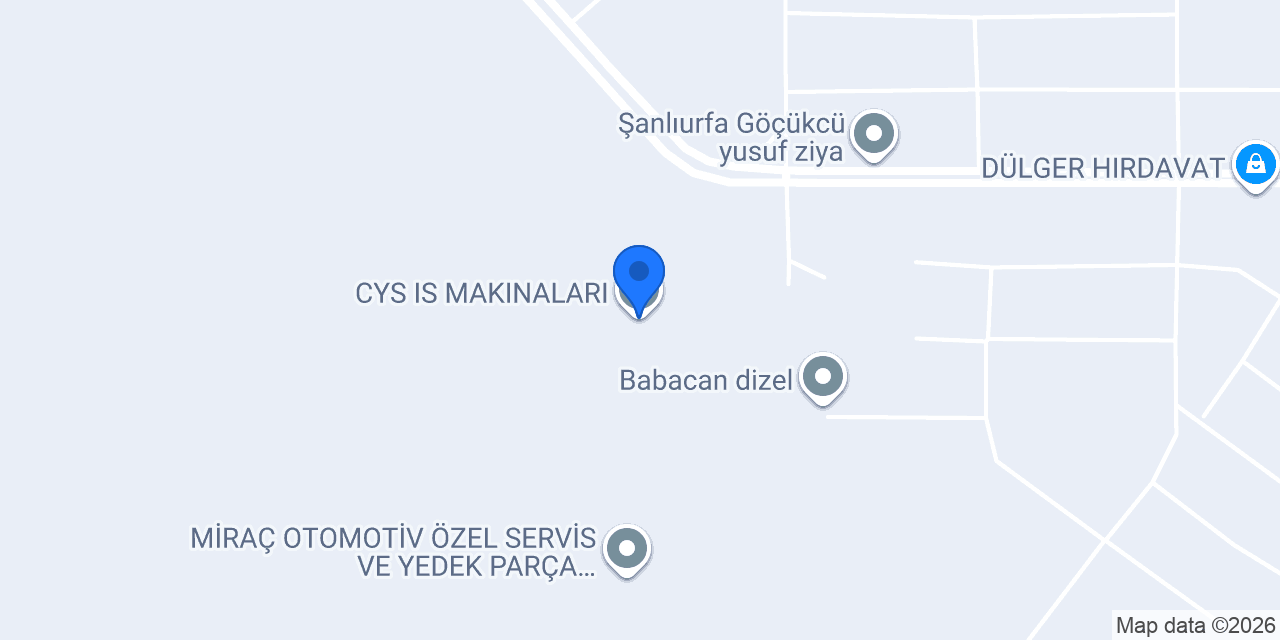 CYS IS MAKINALARI konumu