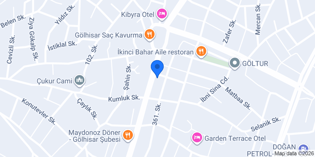YENİ DOYUM DÖNER SALONU konumu