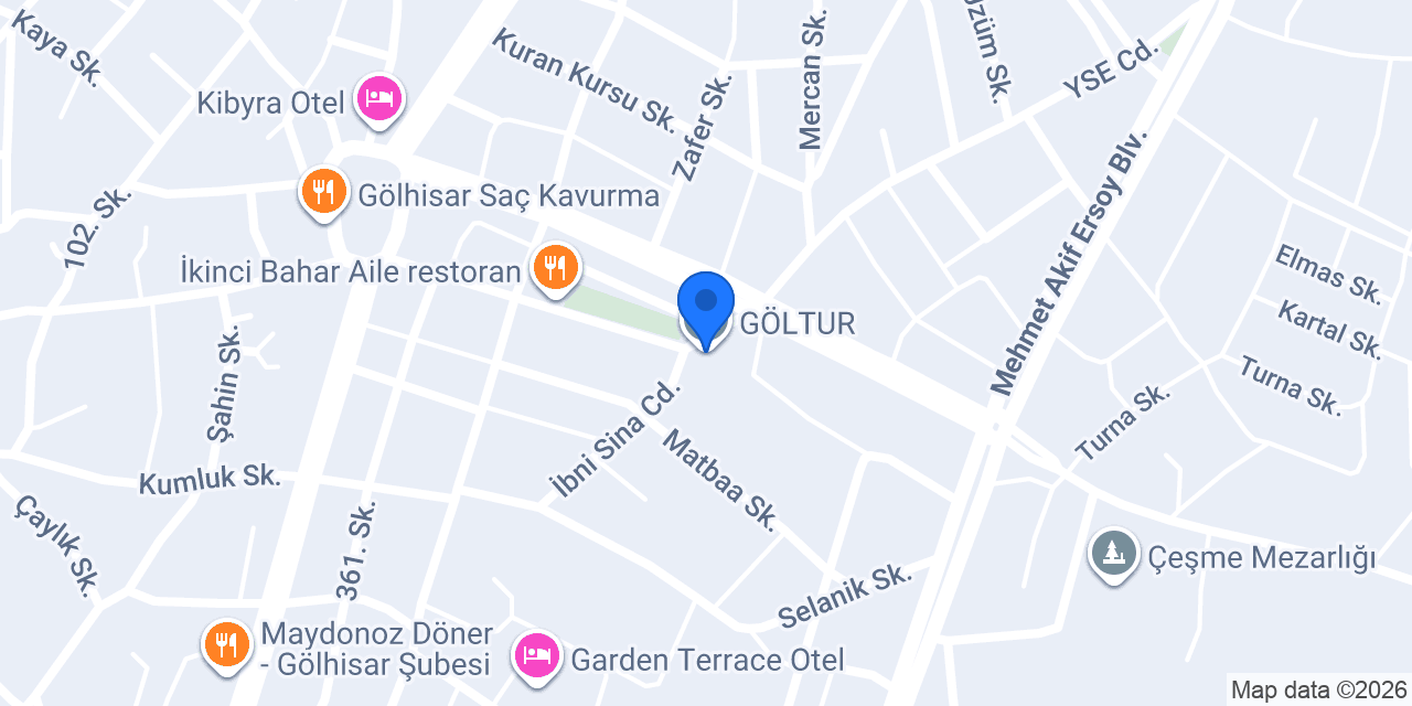 GÖLTUR konumu
