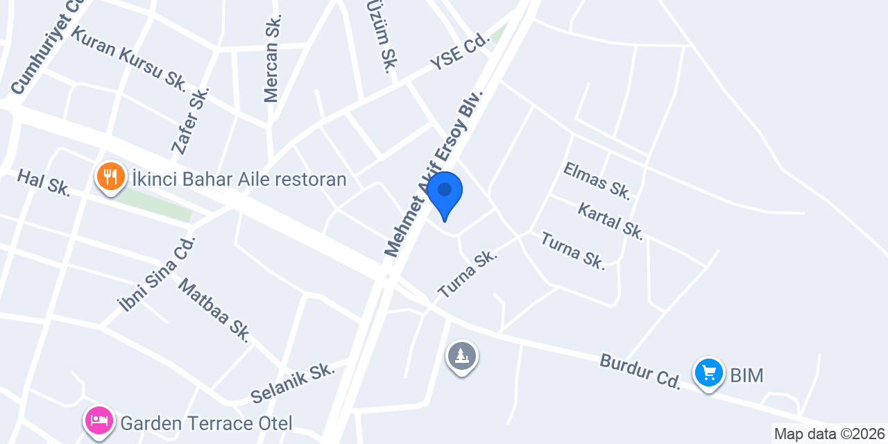 Çolak Oto Galeri konumu