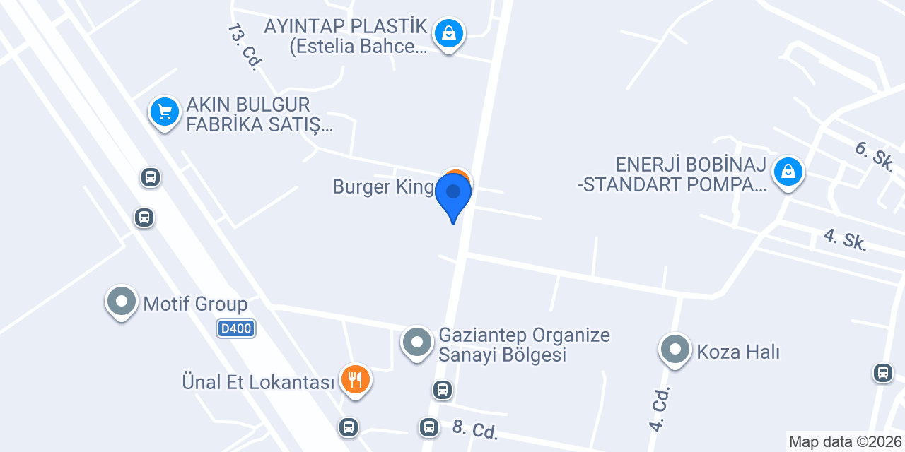 David People Gaziantep Organize(BAŞPINAR) konumu