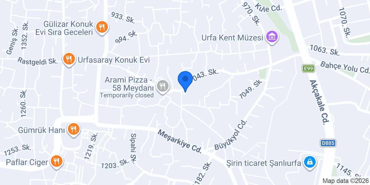 Nahıl Misafirevi Şanlıurfa konumu