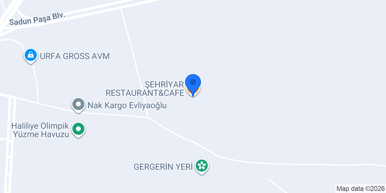 ŞEHRİYAR RESTAURANT&CAFE konumu