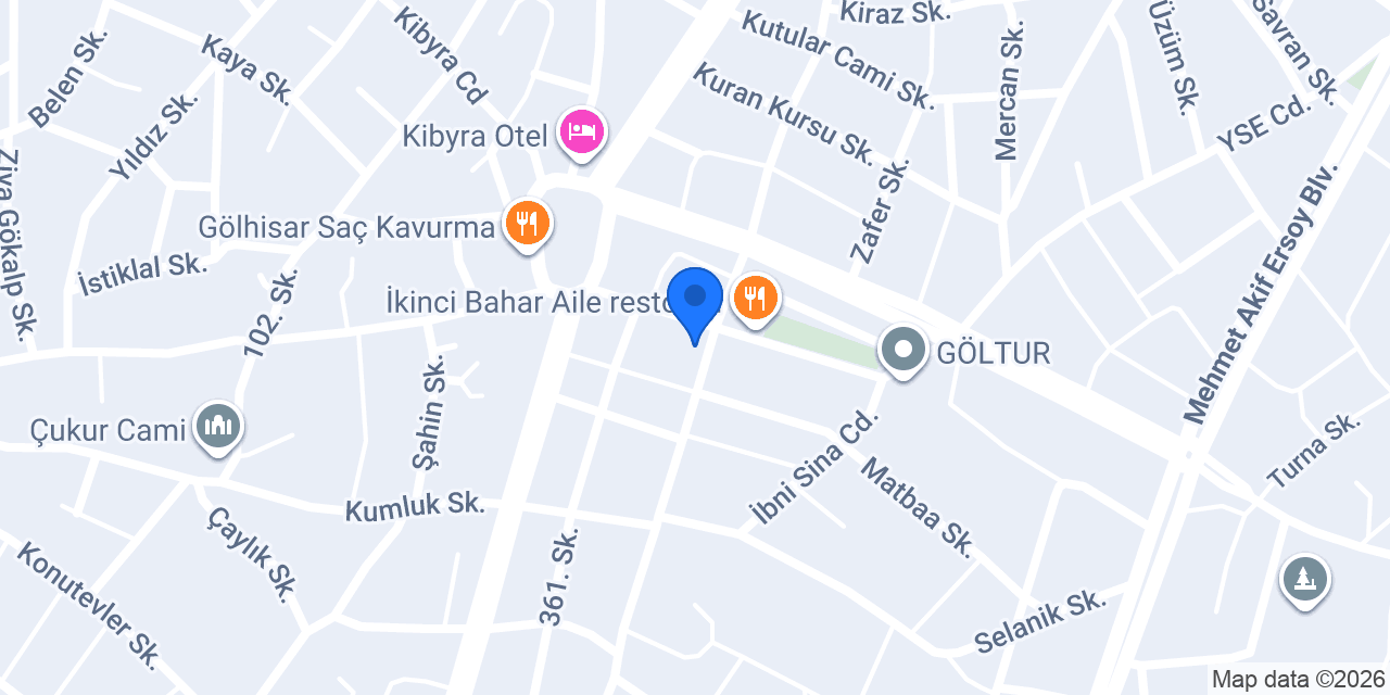 Uçar Et Restorant konumu