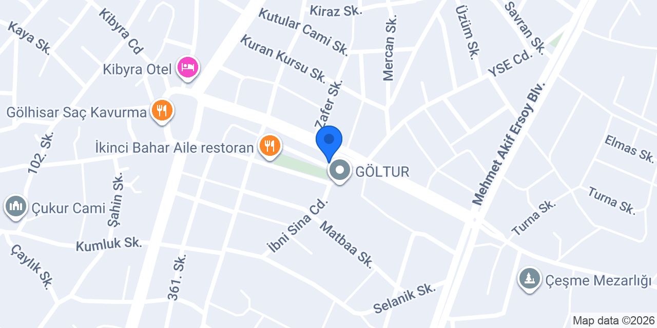 Özçeltikmotor konumu