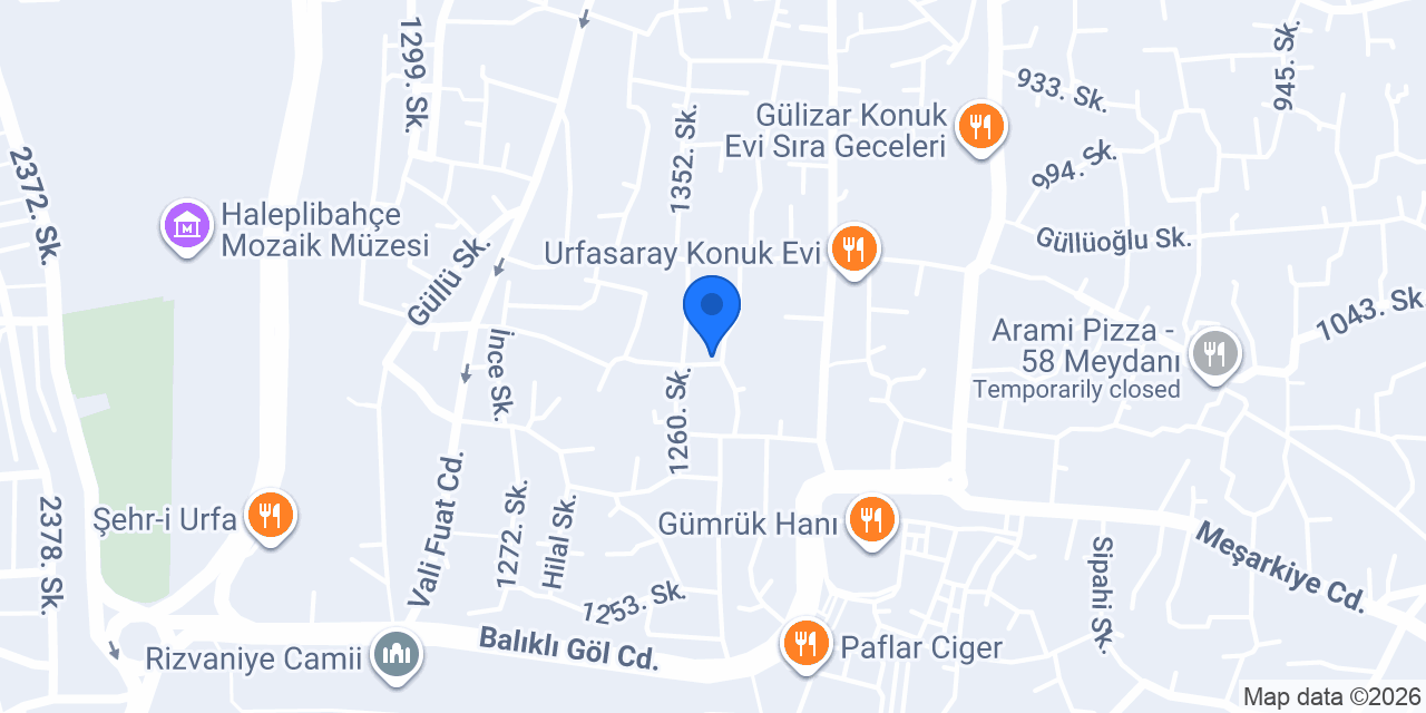 Toprak Otel konumu
