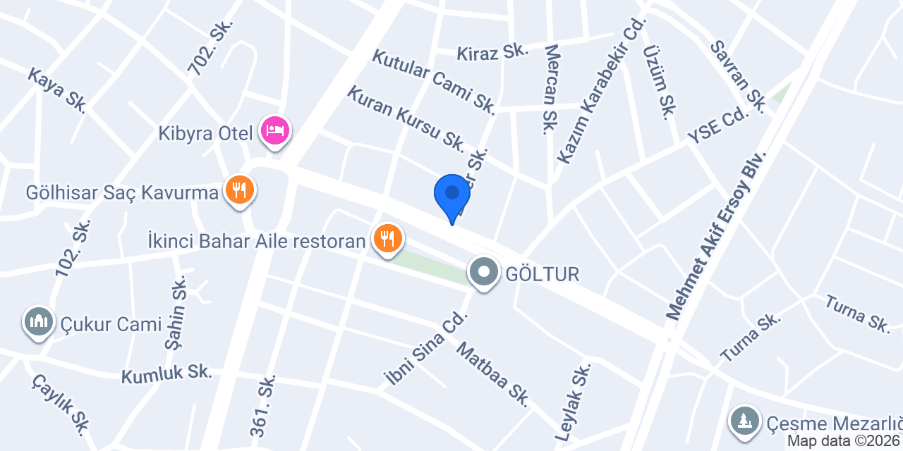 Gencerler Gölhisar Alkollü Restaurant konumu