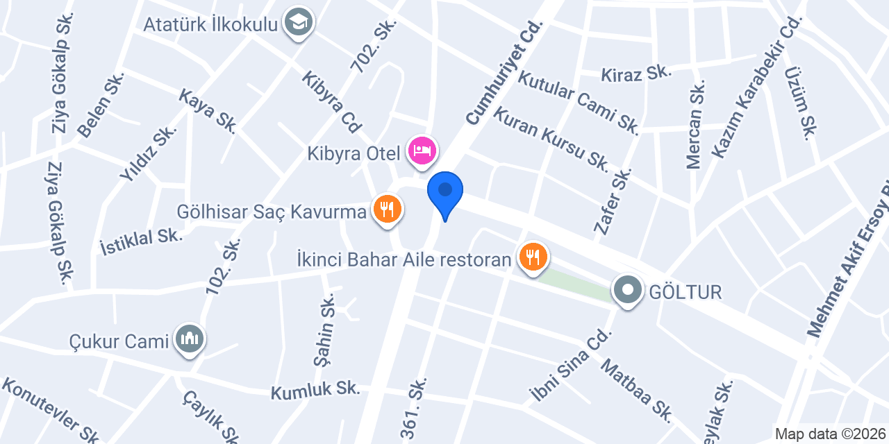 Yağmur Döner konumu