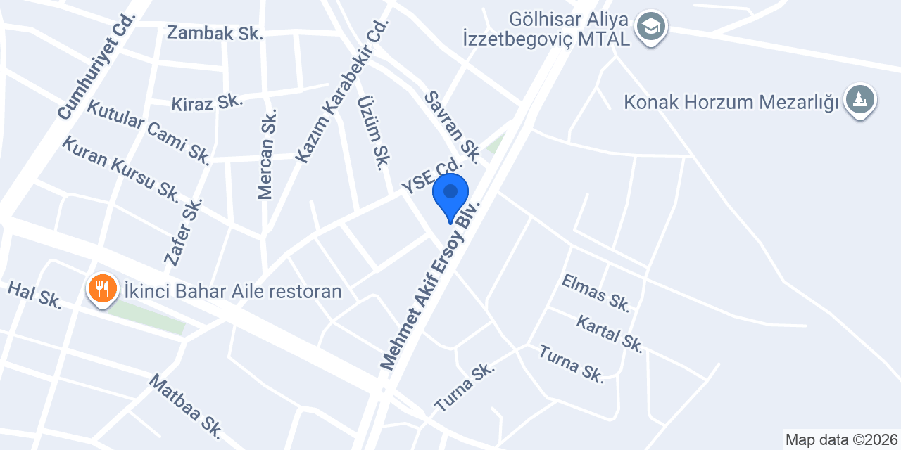 Çınar Cam konumu