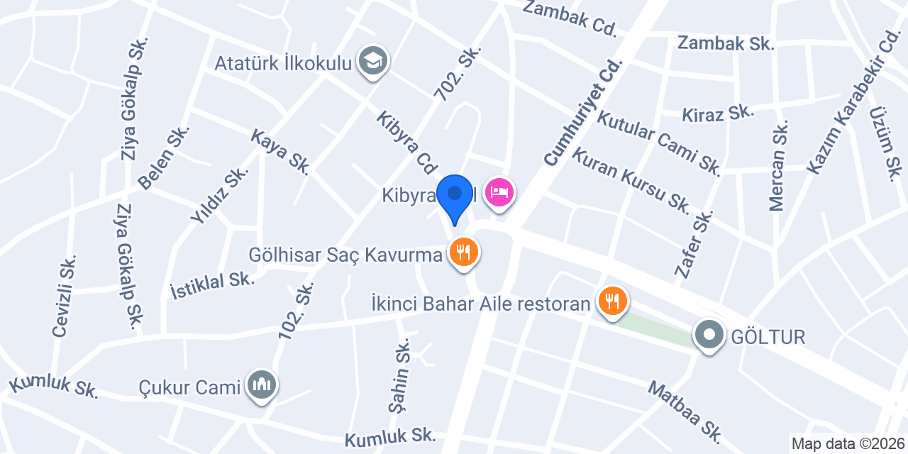 Gölhisar Aspendos Emlak konumu