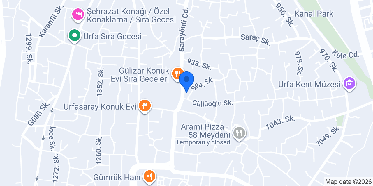 yildiz saray oteli konumu