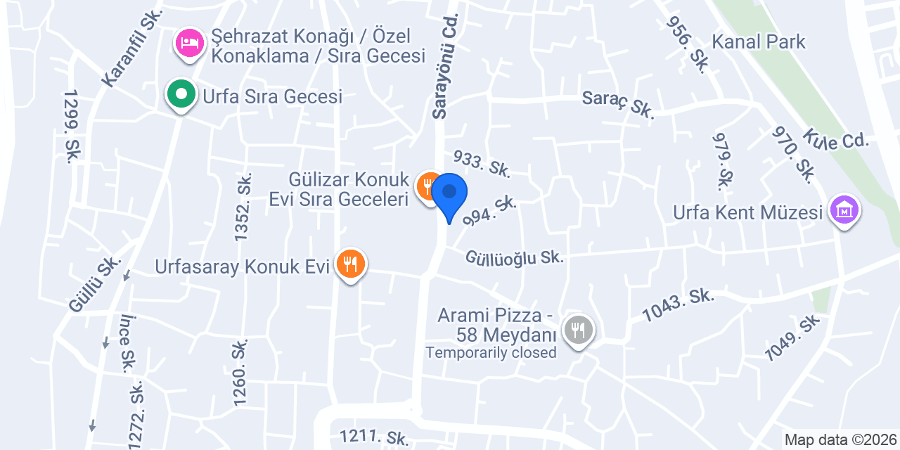 D Diamond - Şanlıurfa Merkez konumu