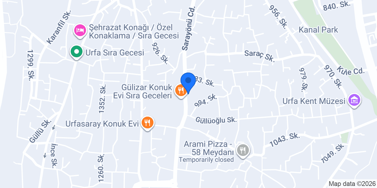 Güven Tıp Merkez konumu
