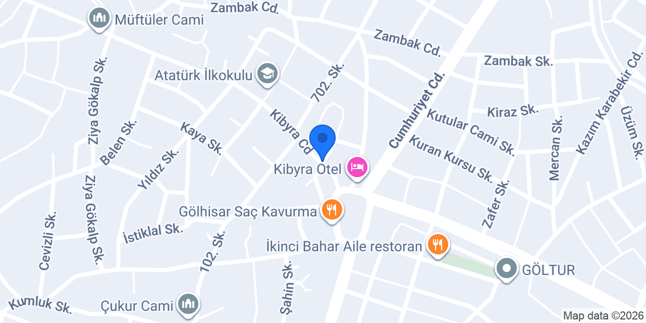 Karagöz Mobilya konumu