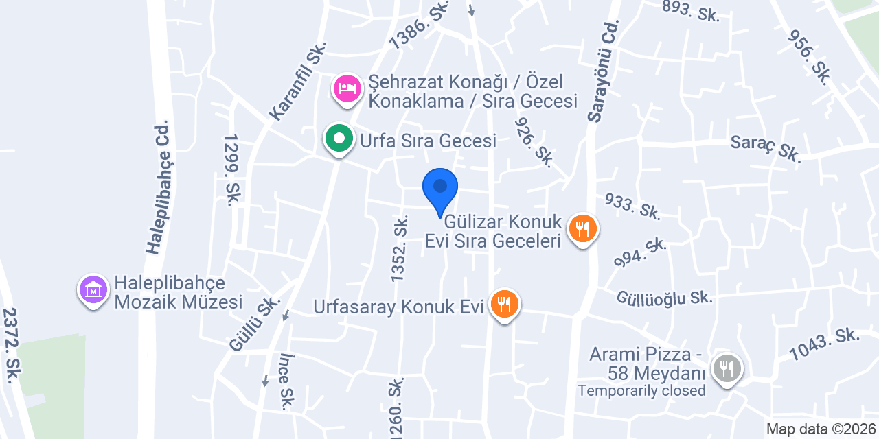 Aslan Konukevi Otel & Sıra Gecesi konumu