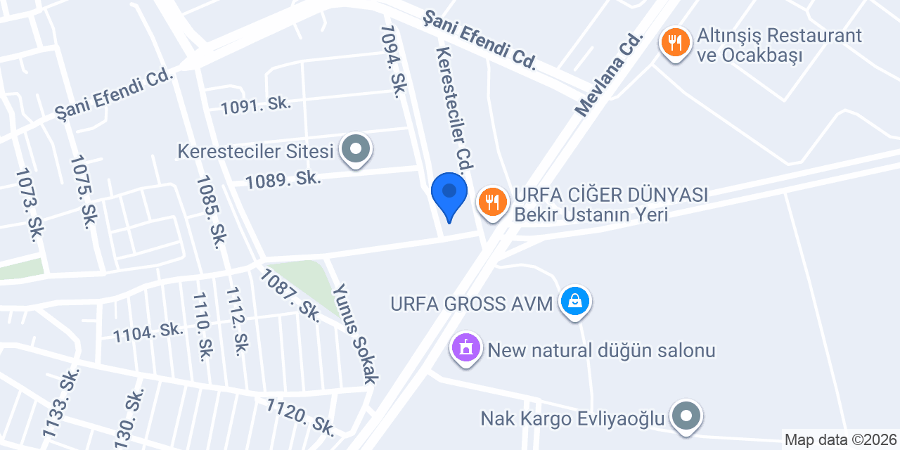 Ruha Ocakbaşı konumu