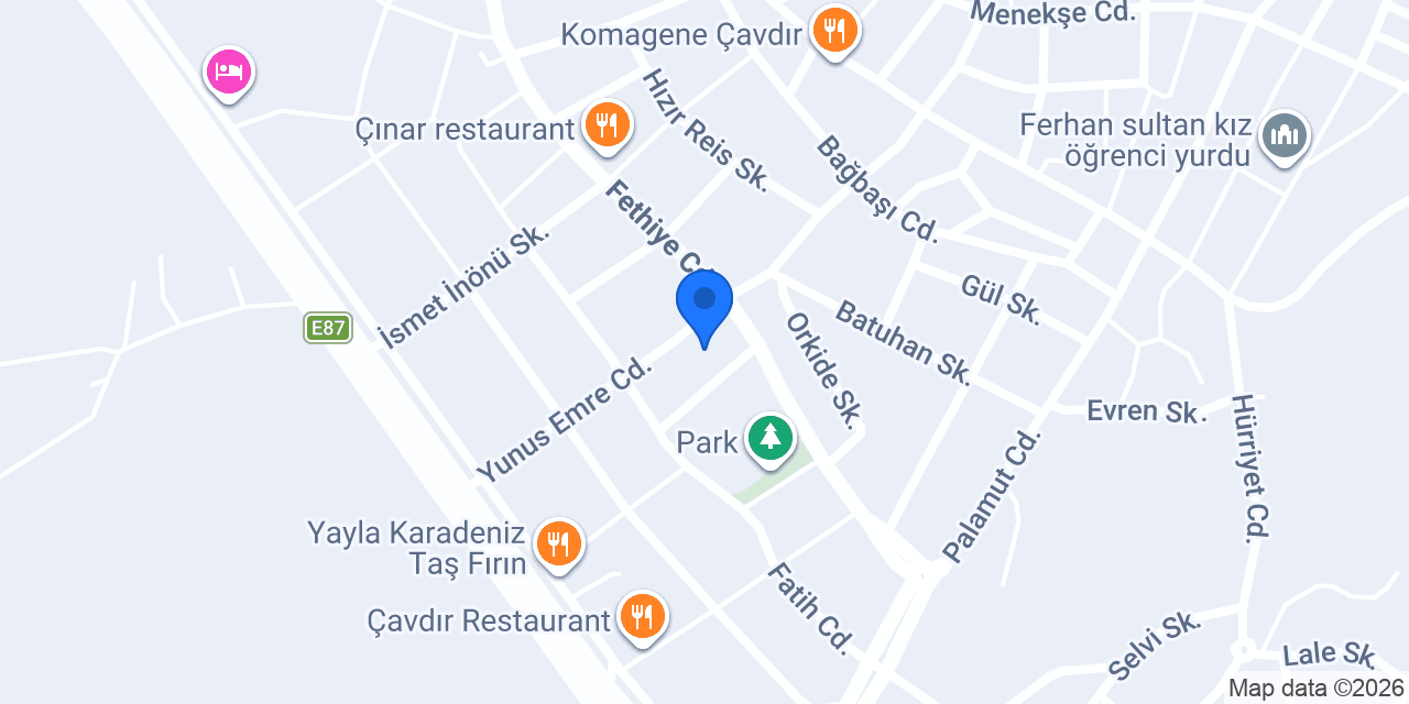 Kayacan Et konumu