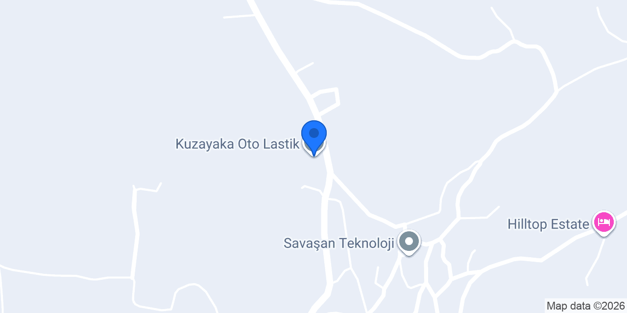 Kuzayaka Oto Lastik konumu