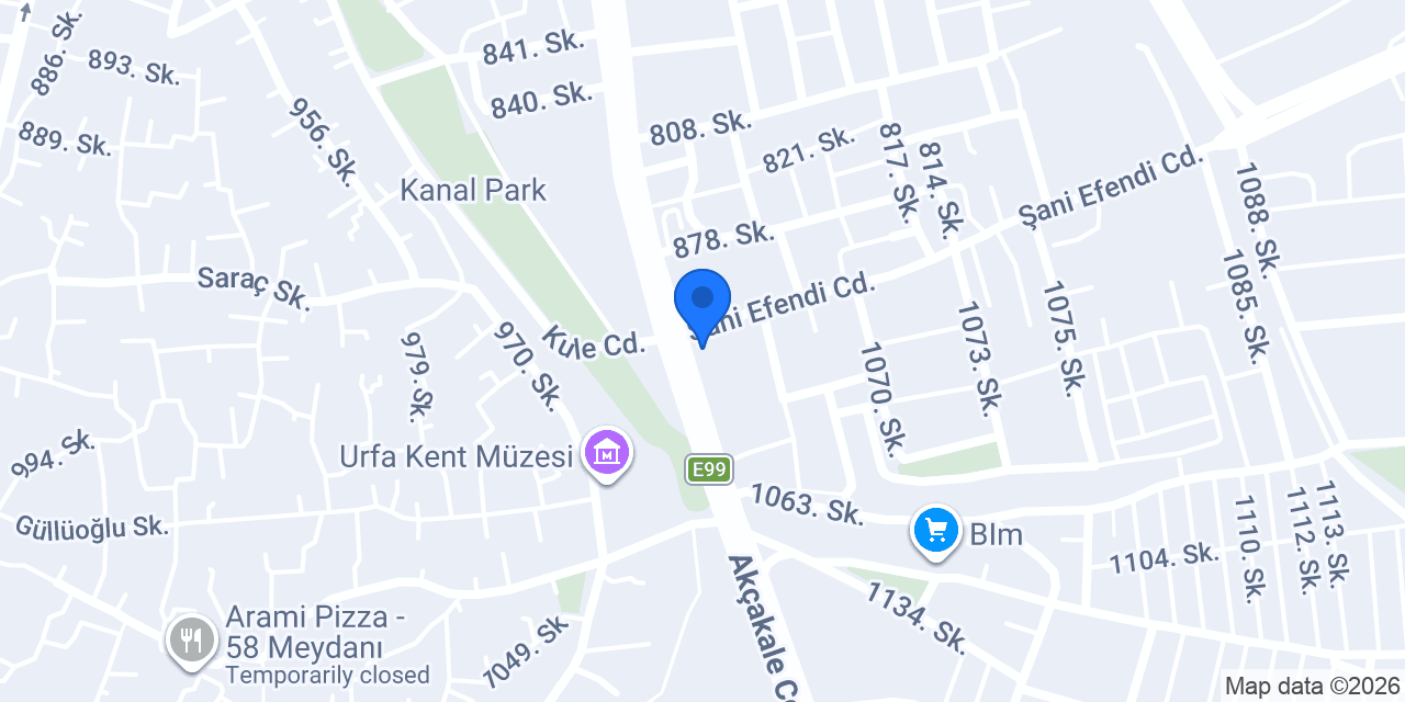 URFA SPOT UĞUR TİCARET konumu