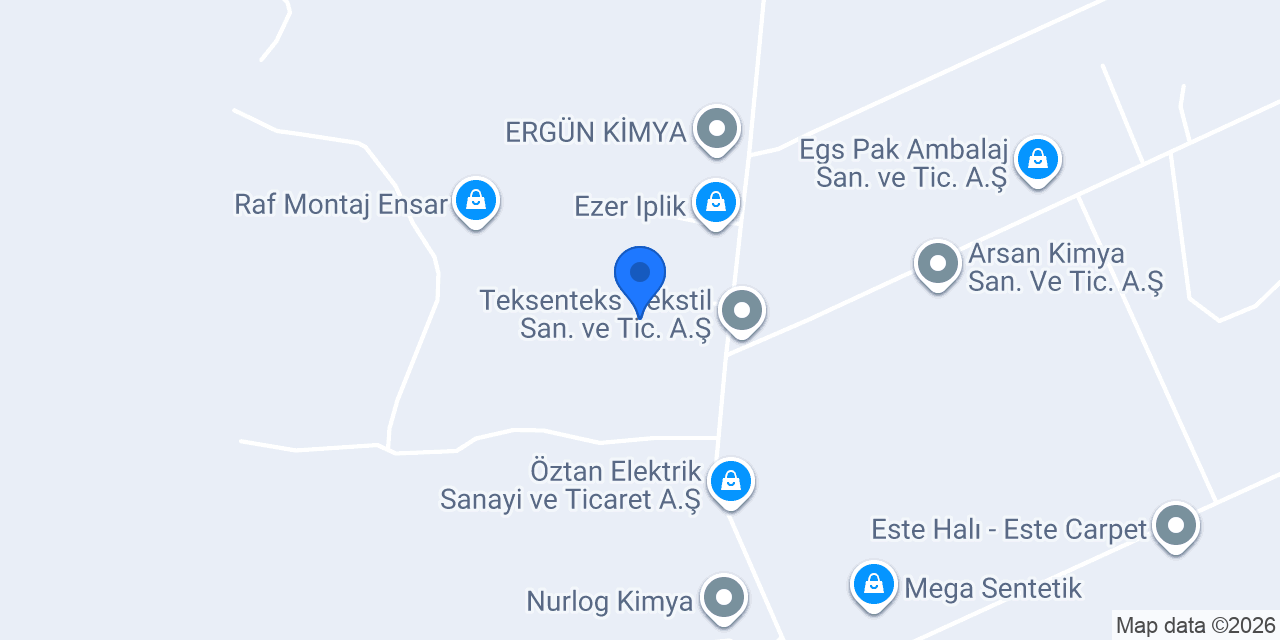 Yurttor Tekstil Kimya konumu
