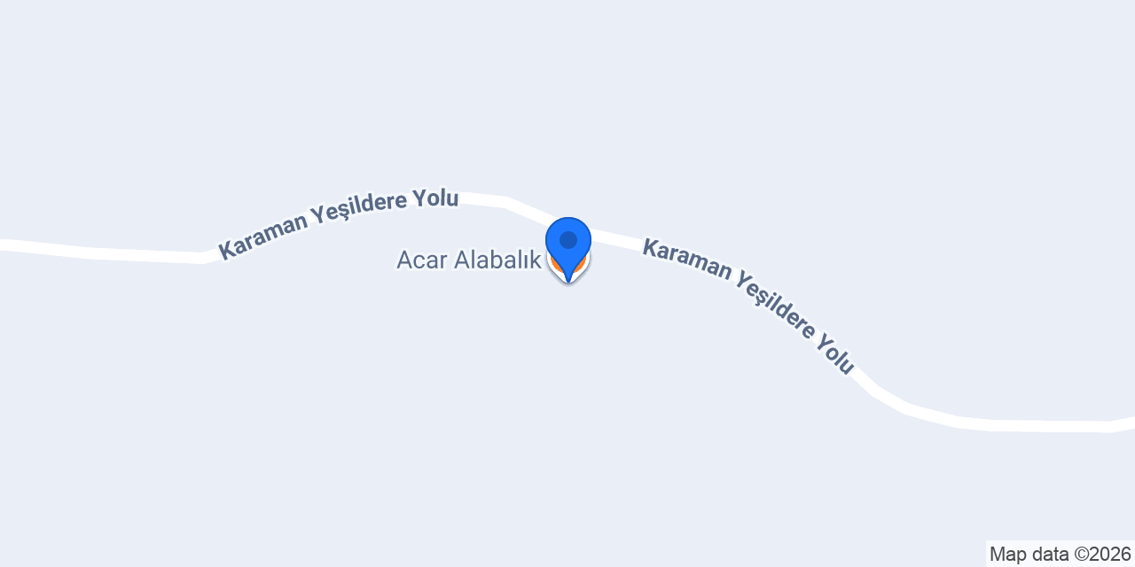 Acar Alabalık konumu