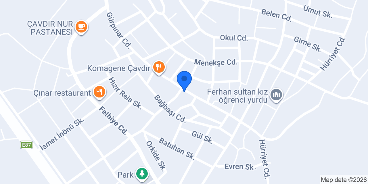 NARİN KUAFÖR ÇAVDIR konumu