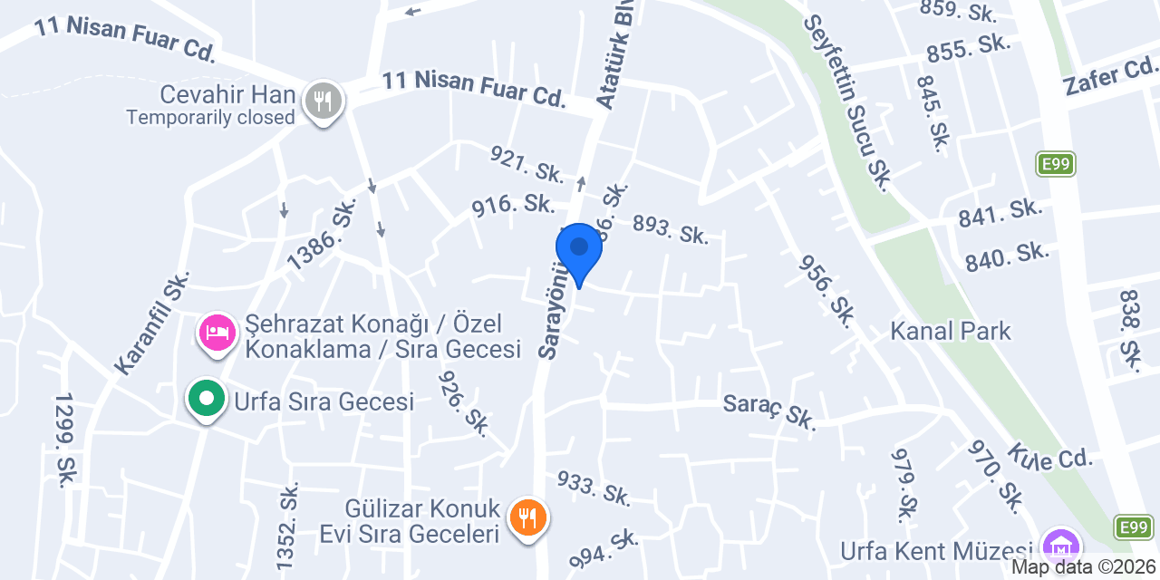 Çiçek kuyumculuk konumu