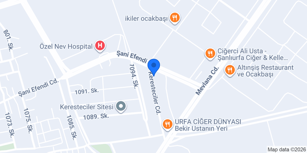 Ciğerci Adem Usta konumu