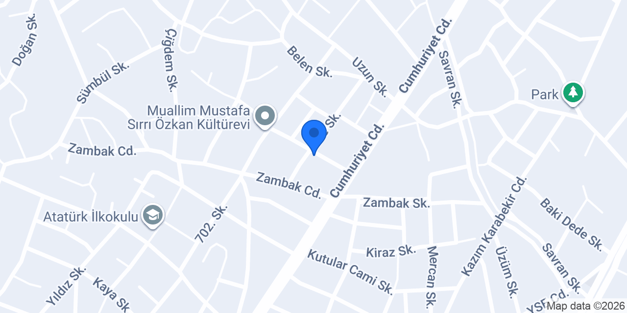 Neriman Halı Yıkama konumu