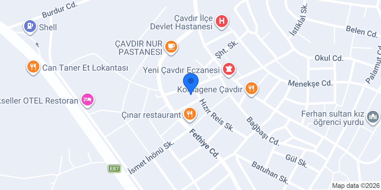 Sancarlar Mobilya konumu