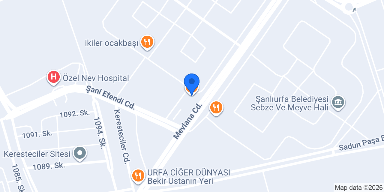 Ciğerci Ali Usta - Şanlıurfa Ciğer & Kelle Paça konumu