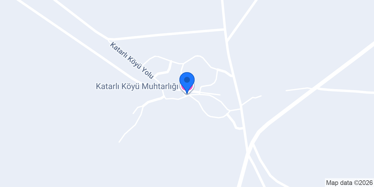 Katarlı Köyü Muhtarlığı konumu