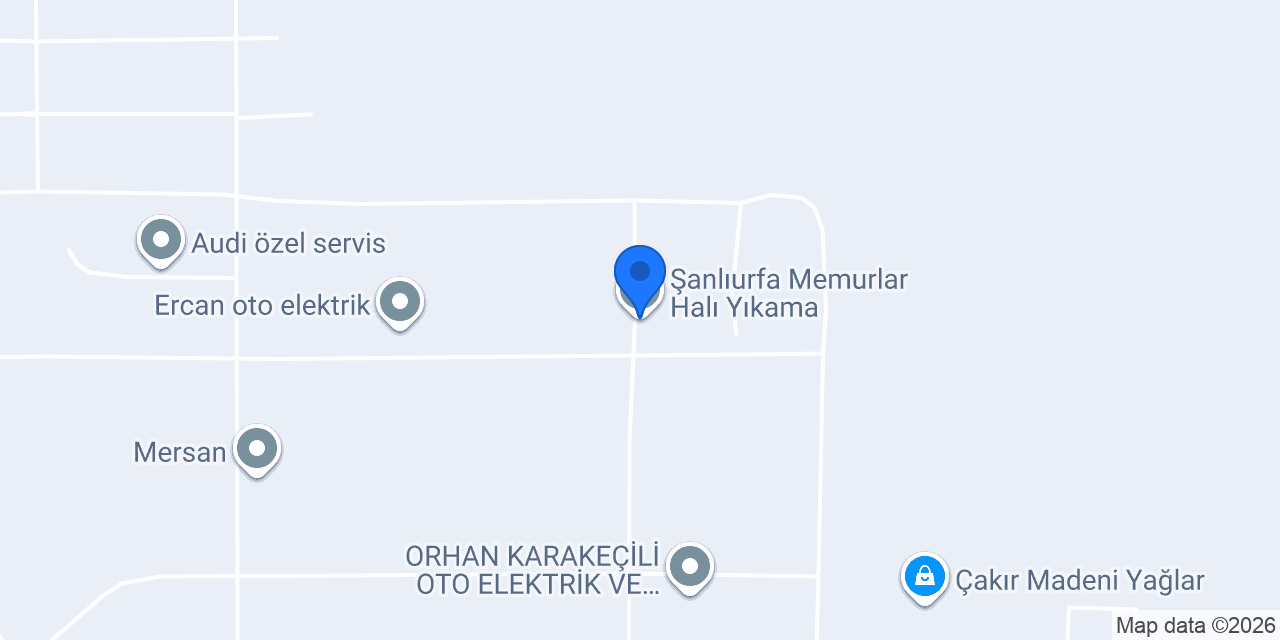 Şanlıurfa Memurlar Halı Yıkama konumu