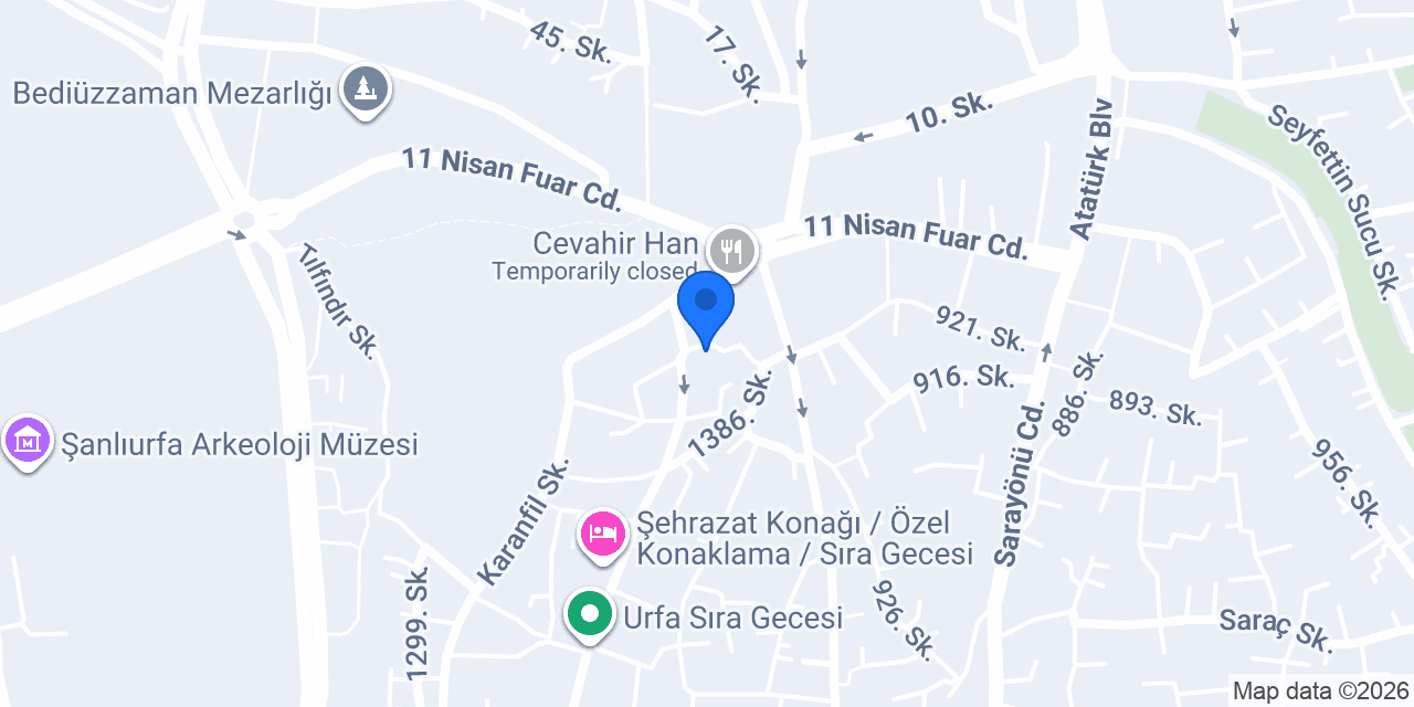 Serçe Konağı konumu