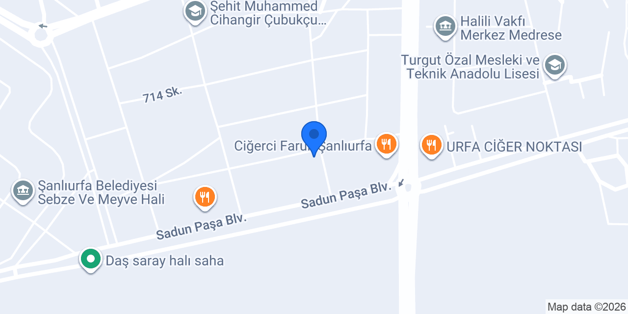 ÖZGÜR TARIM ŞANLIURFA konumu