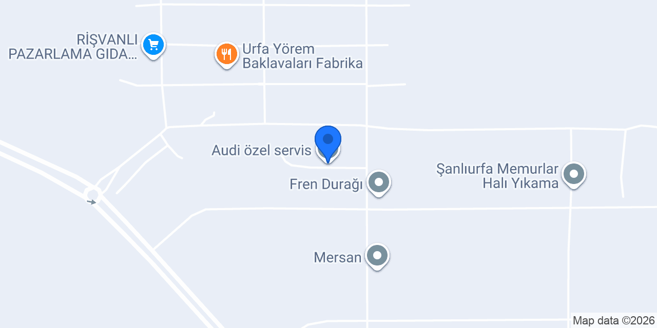 Audi özel servis konumu