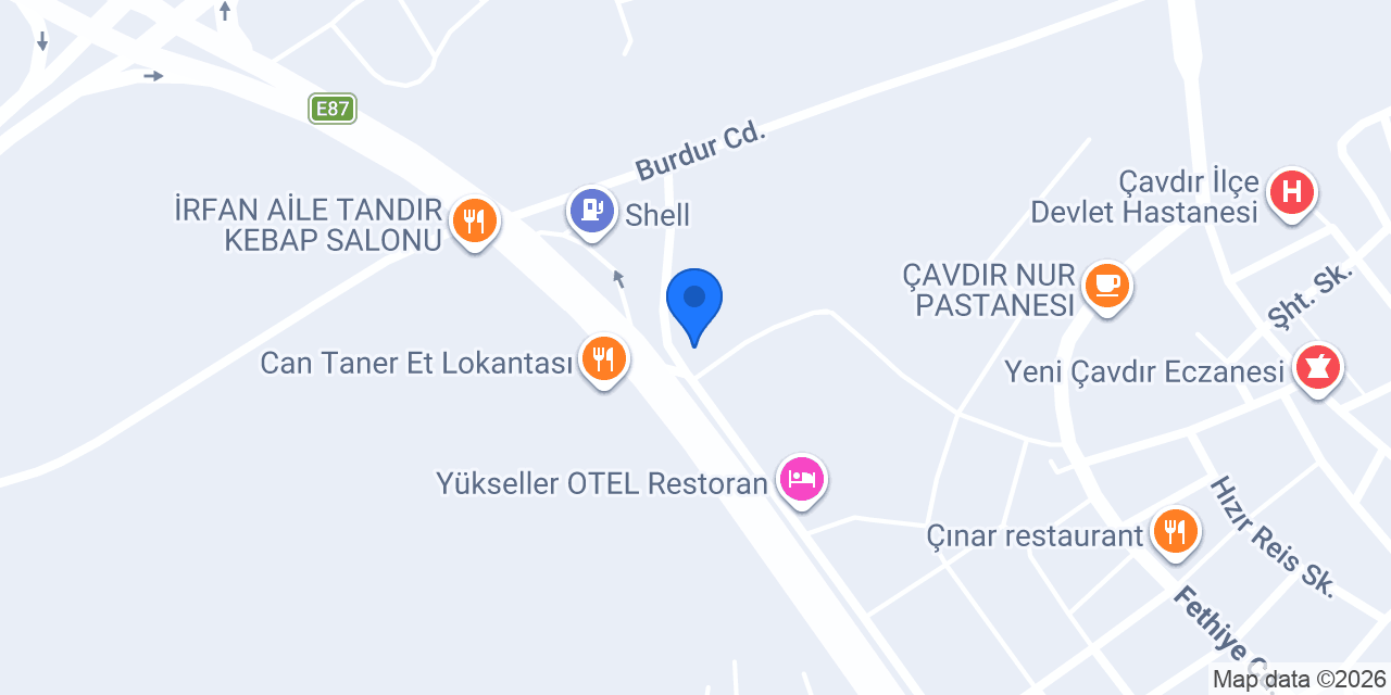 Özkan Kız Öğrenci Evi konumu