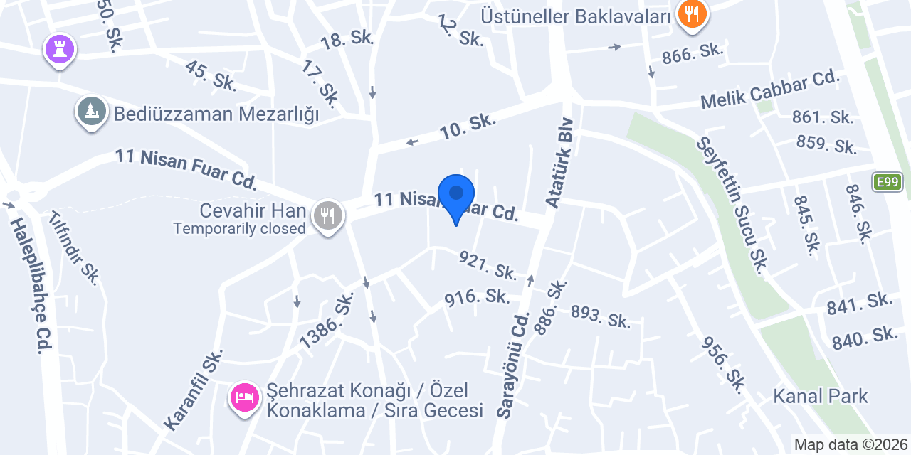 Cihan Ofset Matbaacılık konumu