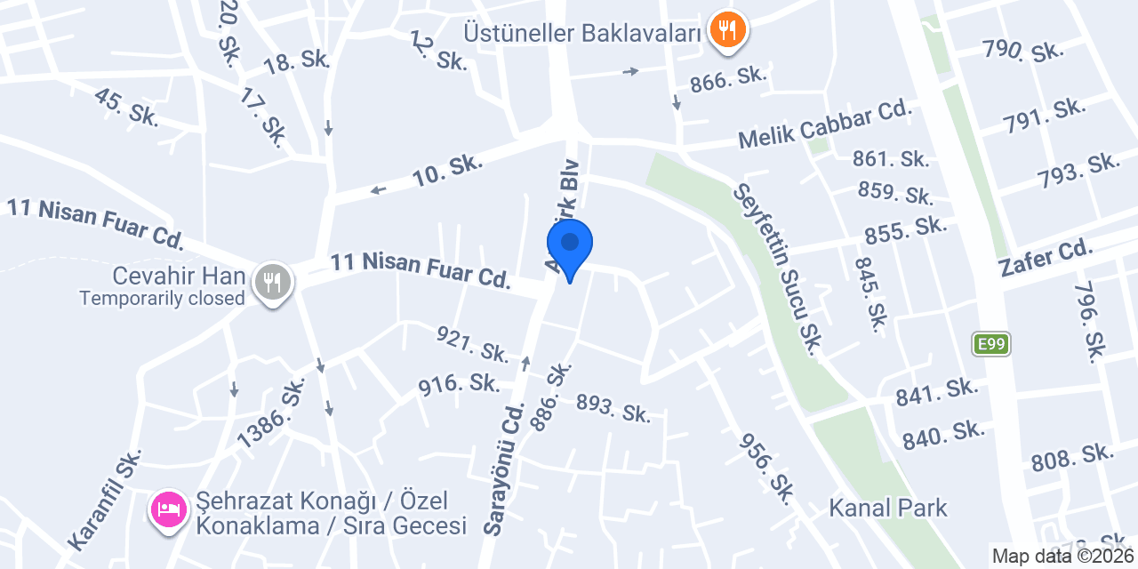 Tostcu usta63 konumu