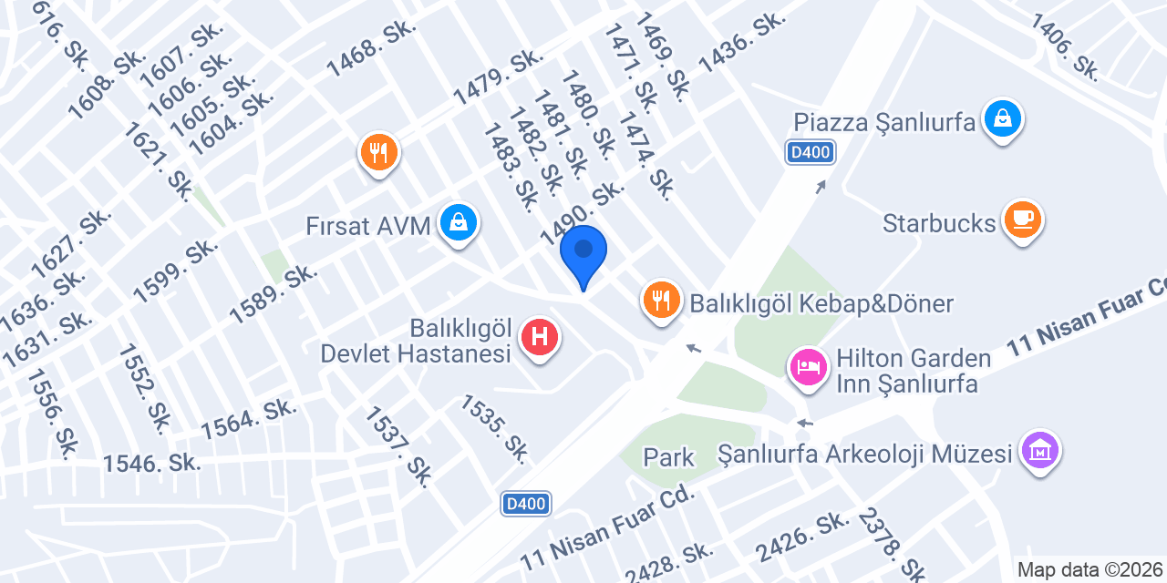 Balıklıgöl Eczanesi konumu