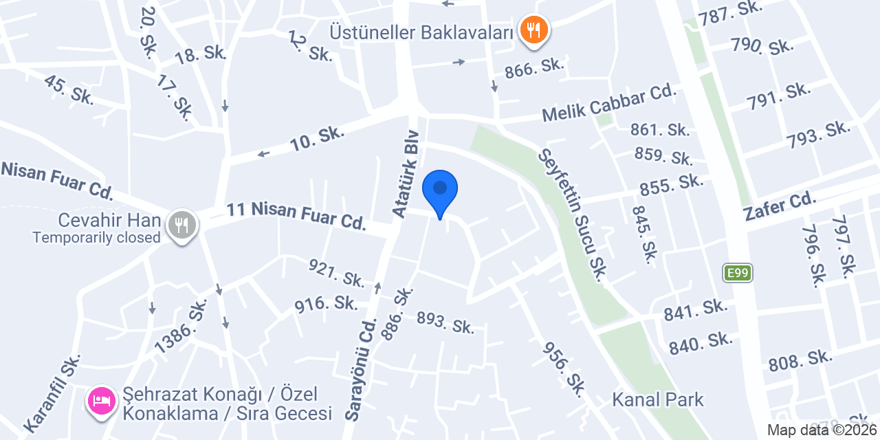 Kartal Oyuncak konumu