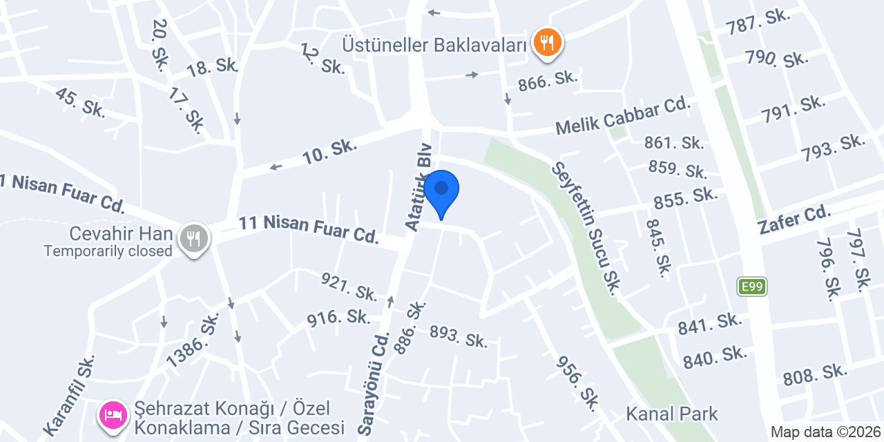 AKKUZU TİCARET konumu