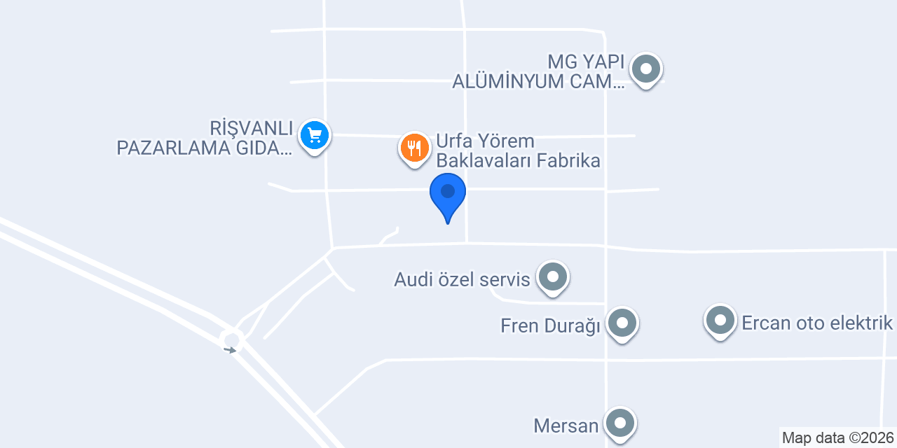 Urfalı Hacıbey Baklavaları konumu