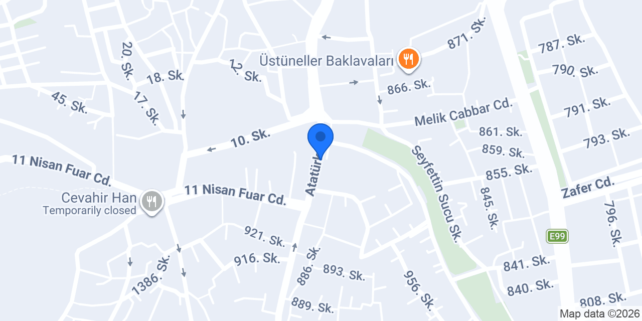 Nevali Şanlıurfa havalimanı transfer konumu