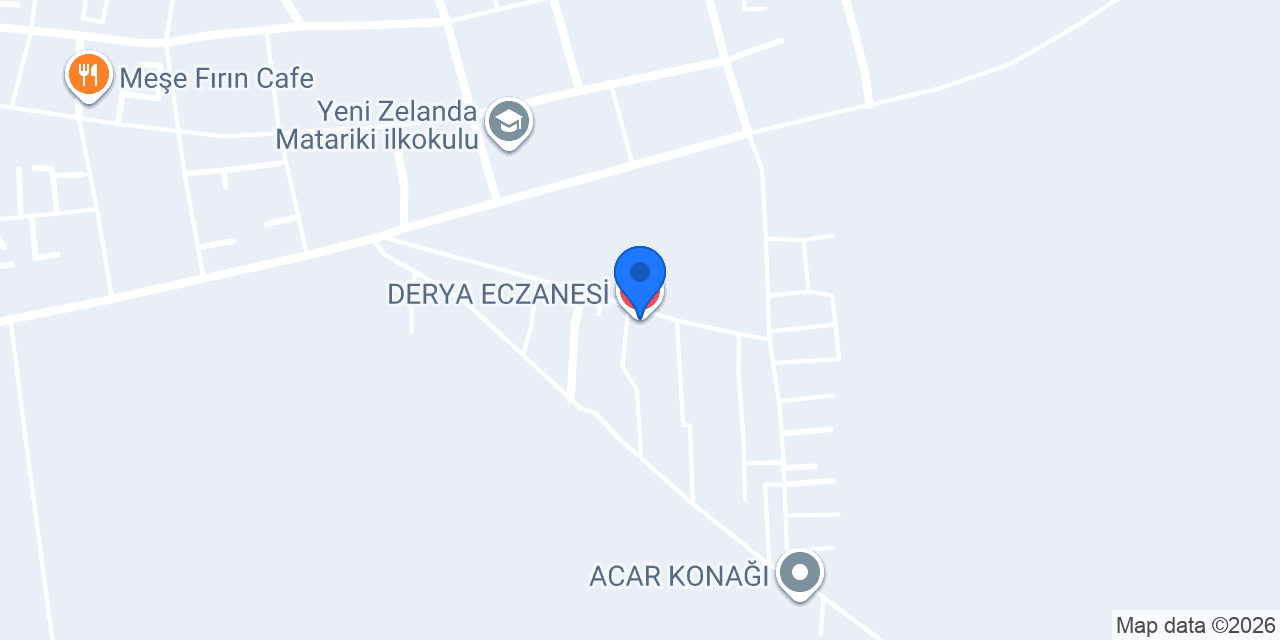 DERYA ECZANESİ konumu