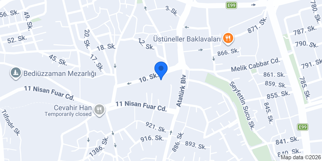 Derdo Usta Ocakbaşı konumu