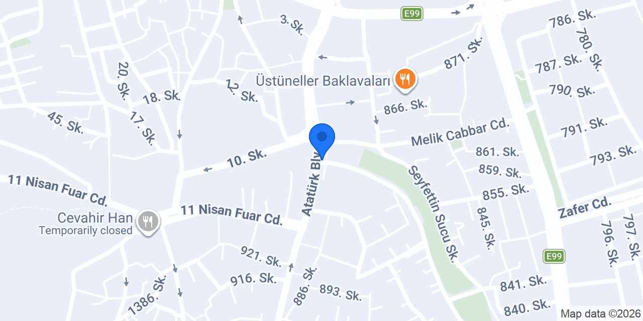 Güven Ciger Salonu konumu